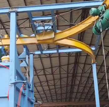 雙吊鉤式拋丸機好還是單吊鉤式拋丸機好？