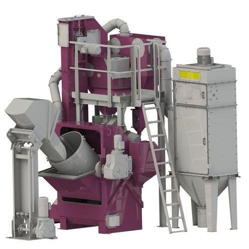 Gt15傾斜滾筒式拋丸機(jī) Gt15傾斜滾筒式拋丸機(jī)